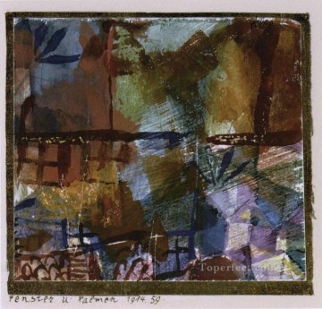  Ventana Obras - Ventanas y palmeras Expresionismo abstracto